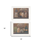 Set Of Two Love Never Fails 1 White Framed Print Wall Art - Homeroots - Flyclothing LLC