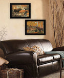 Set Of Two Great Outdoors 4 Black Framed Print Wall Art - Homeroots - Flyclothing LLC