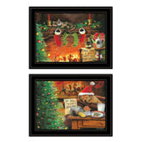 Set Of Two Ive Been A Good Boy 2 Black Framed Print Wall Art - Homeroots - Flyclothing LLC