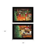 Set Of Two Ive Been A Good Boy 2 Black Framed Print Wall Art - Homeroots - Flyclothing LLC