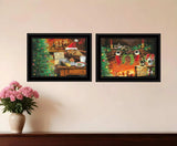 Set Of Two Ive Been A Good Boy 2 Black Framed Print Wall Art - Homeroots - Flyclothing LLC