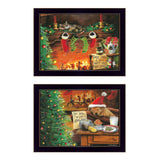 Set Of Two Ive Been A Good Boy 3 Black Framed Print Wall Art - Homeroots - Flyclothing LLC