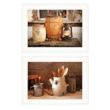 Set Of Two The Nail Keg White Framed Print Wall Art - Homeroots - Flyclothing LLC