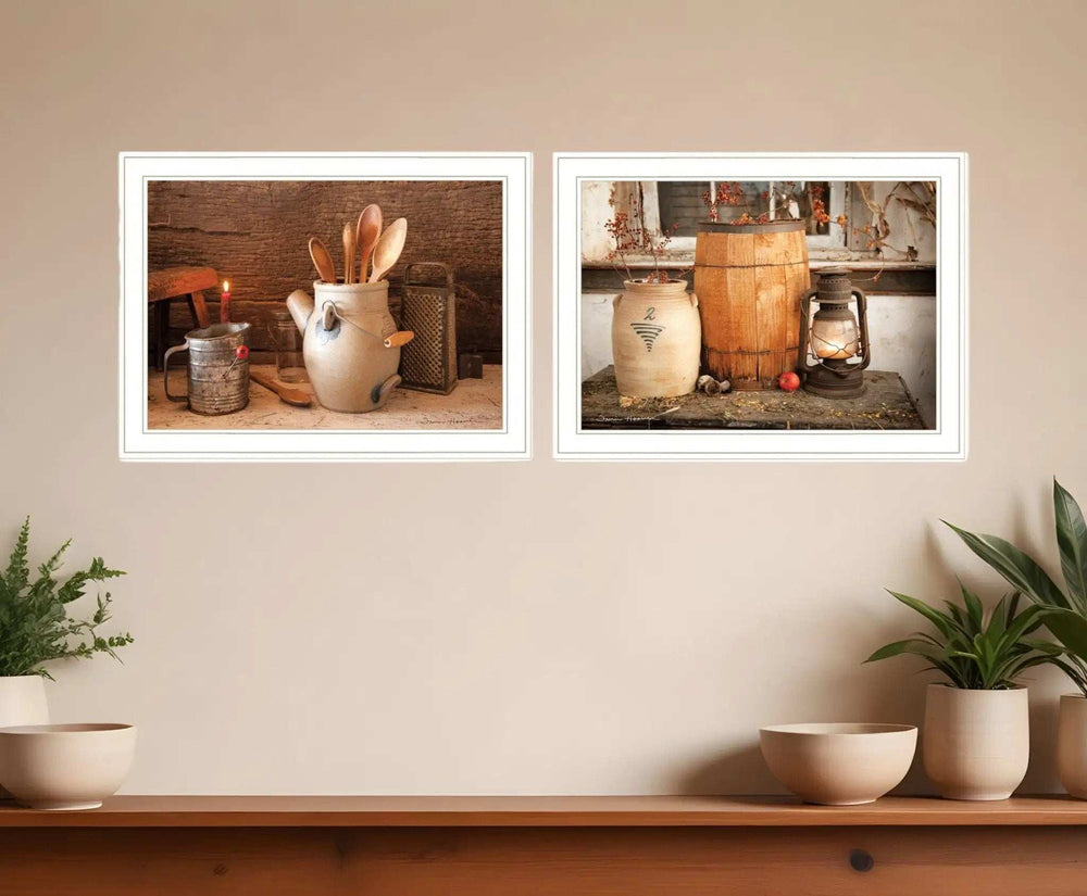 Set Of Two The Nail Keg 4 White Framed Print Wall Art - Homeroots - Flyclothing LLC