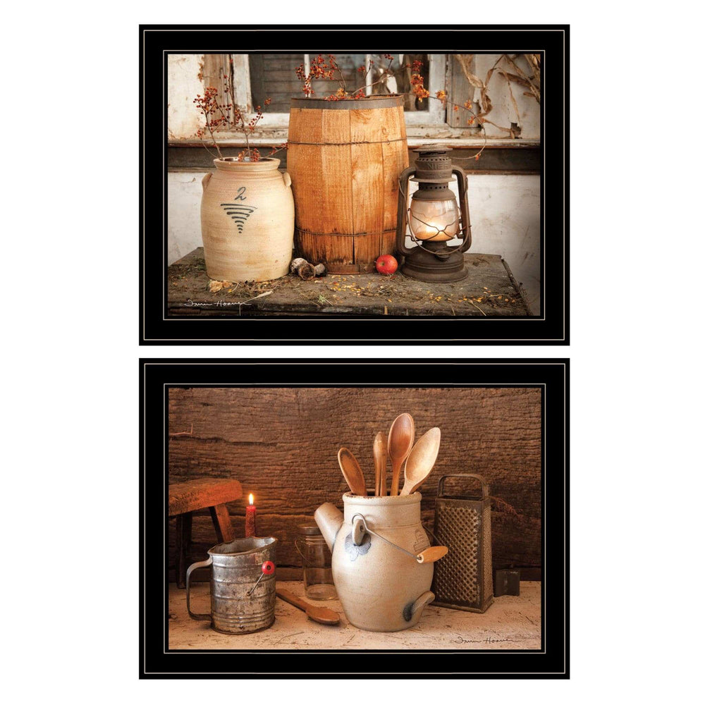 Set Of Two The Nail Keg 5 Black Framed Print Wall Art - Homeroots - Flyclothing LLC
