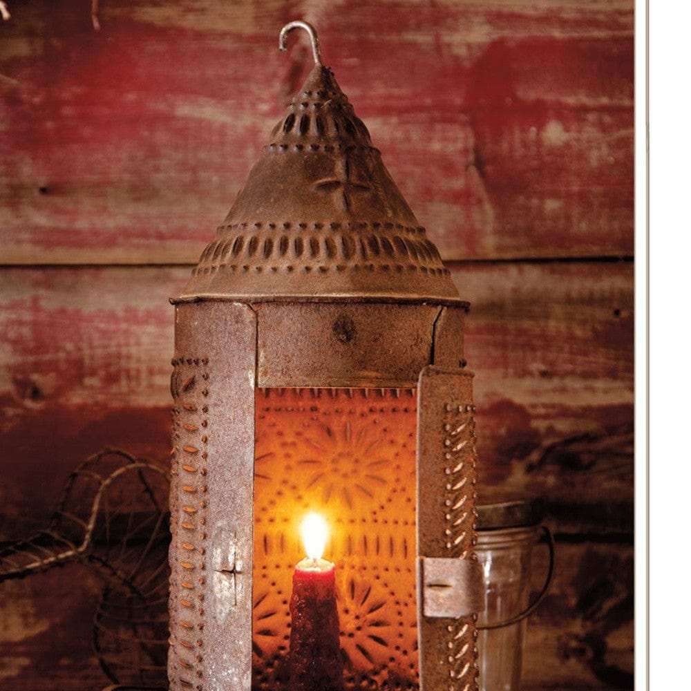 Set Of Two Innkeepers Lantern 1 White Framed Print Wall Art - Homeroots - Flyclothing LLC