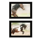 Set Of Two A Wild Kookie 2 Black Framed Print Wall Art - Homeroots - Flyclothing LLC