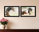 Set Of Two A Wild Kookie 3 Black Framed Print Wall Art - Homeroots - Flyclothing LLC