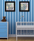 Set Of Two Elephant I and II 2 Black Framed Print Wall Art - Homeroots - Flyclothing LLC