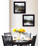 Set Of Two Winter Landscape Black Framed Print Wall Art - Homeroots - Flyclothing LLC