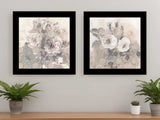Set Of Two Transitional Blooms 3 Black Framed Print Wall Art - Homeroots - Flyclothing LLC