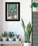 Winter Wreath 2 Black Framed Print Wall Art - Homeroots - Flyclothing LLC