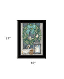 Winter Wreath 2 Black Framed Print Wall Art - Homeroots - Flyclothing LLC