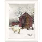 Winter Coat 1 White Framed Print Wall Art - Homeroots - Flyclothing LLC