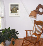 Cold Winters Night 1 White Framed Print Wall Art - Homeroots - Flyclothing LLC