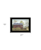 Flower Wagon 4 Black Framed Print Wall Art - Homeroots - Flyclothing LLC