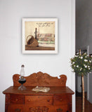 Quilted Together 1 White Framed Print Wall Art - Homeroots - Flyclothing LLC