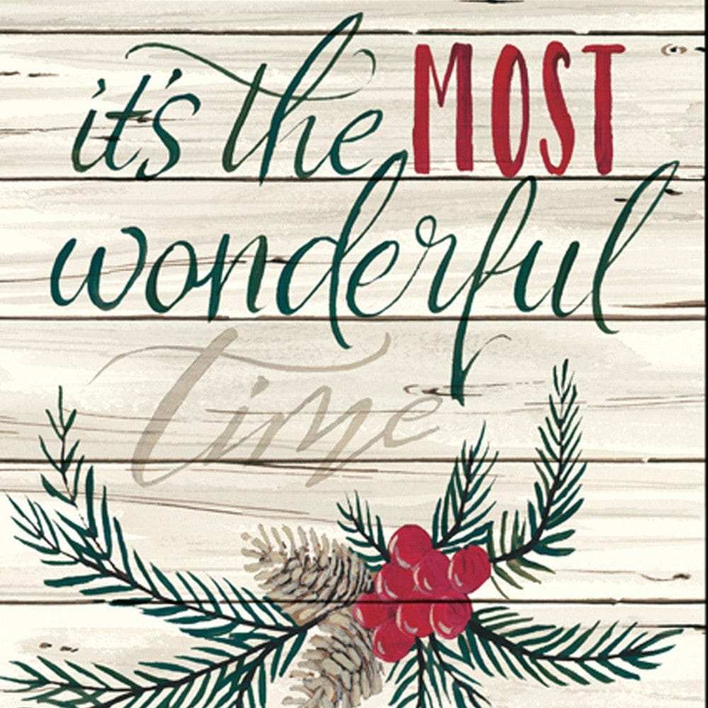 The Most Wonderful Time 2 Black Framed Print Wall Art - Homeroots - Flyclothing LLC