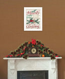 Home For Christmas 1 White Framed Print Wall Art - Homeroots - Flyclothing LLC