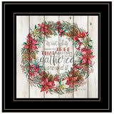 Gathered Around the Tree 2 Black Framed Print Wall Art - Homeroots - Flyclothing LLC