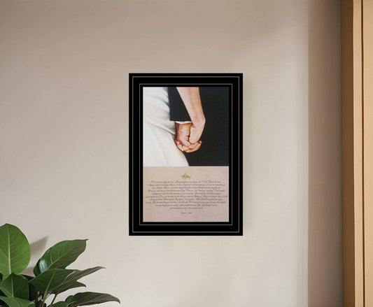 I DO 3 Black Framed Print Wall Art - Homeroots - Flyclothing LLC