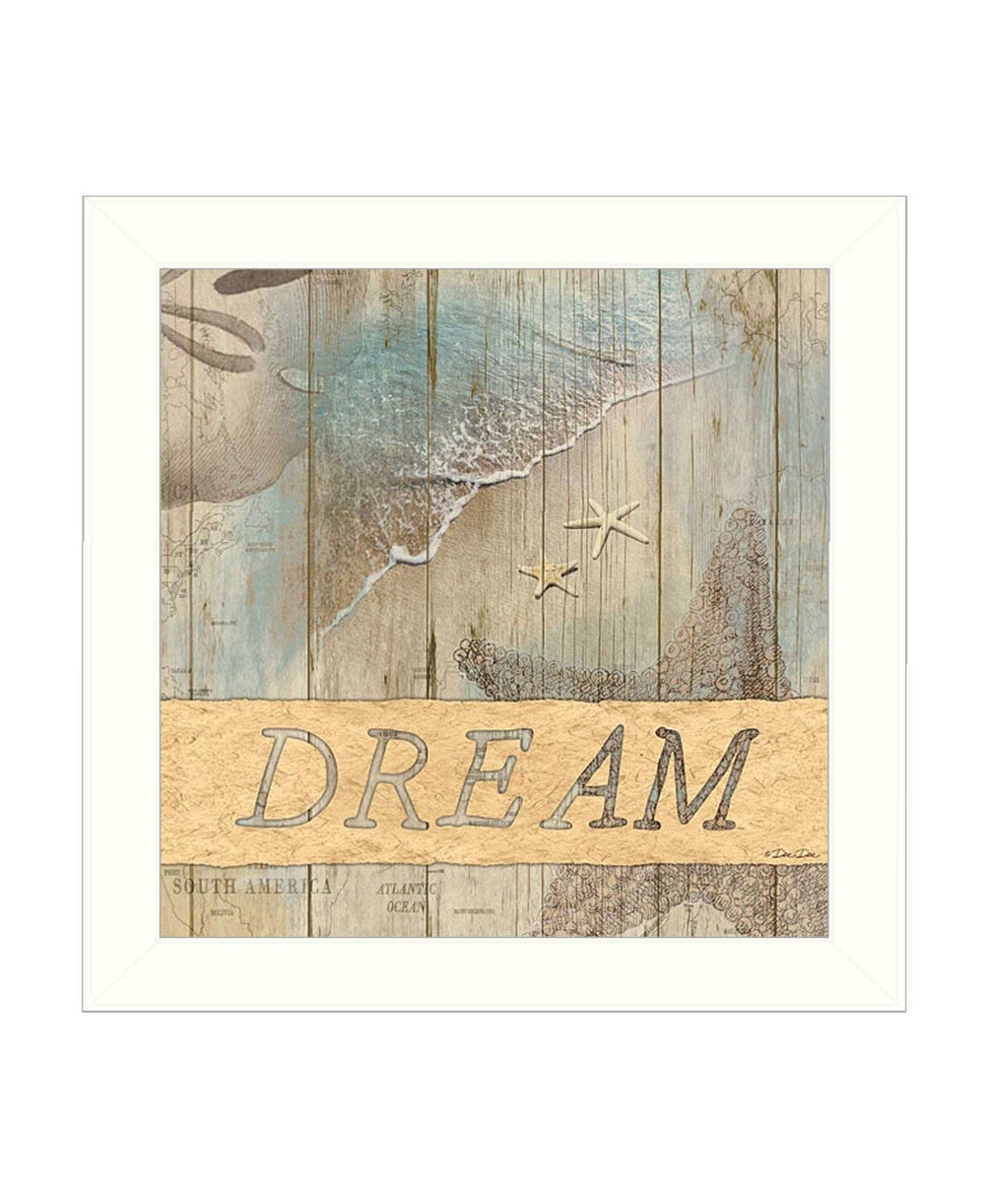 DREAM 1 White Framed Print Wall Art - Homeroots - Flyclothing LLC