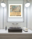 DREAM 1 White Framed Print Wall Art - Homeroots - Flyclothing LLC