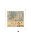 DREAM 1 White Framed Print Wall Art - Homeroots - Flyclothing LLC