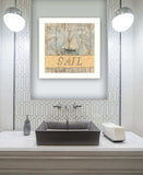 SAIL White Framed Print Wall Art - Homeroots - Flyclothing LLC