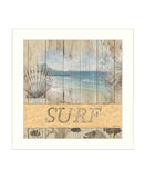 SURF White Framed Print Wall Art - Homeroots - Flyclothing LLC