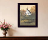 Seek God Black Framed Print Wall Art - Homeroots - Flyclothing LLC