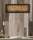 Man Cave 1 Black Framed Print Wall Art - Homeroots - Flyclothing LLC