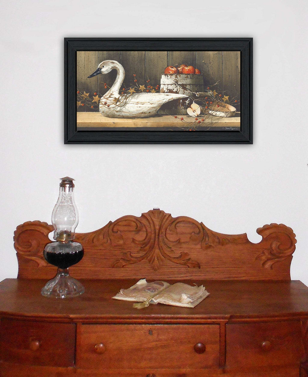 Apple Appeal 1 Black Framed Print Wall Art - Homeroots - Flyclothing LLC