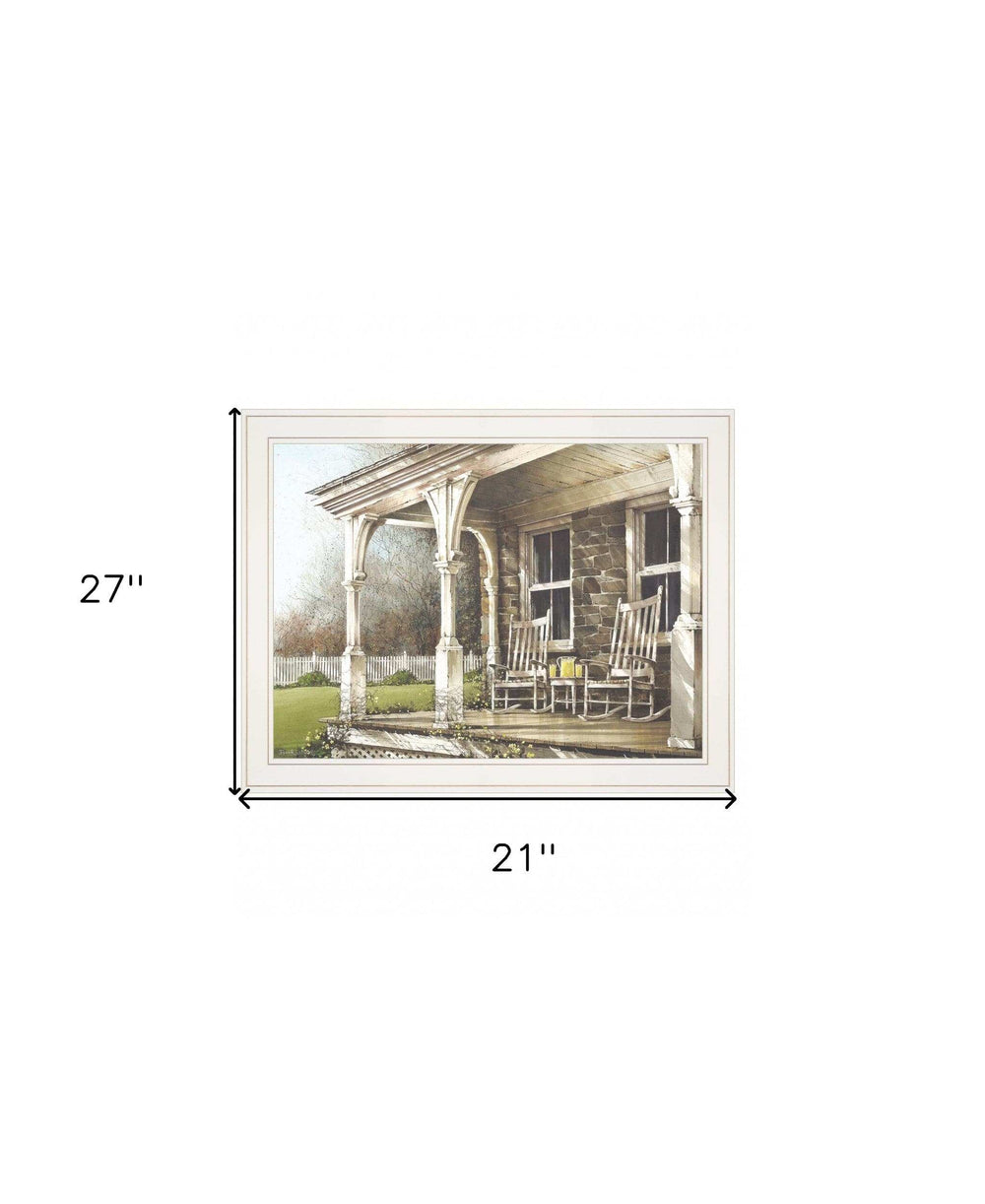 Sunday Afternoon 1 White Framed Print Wall Art - Homeroots - Flyclothing LLC
