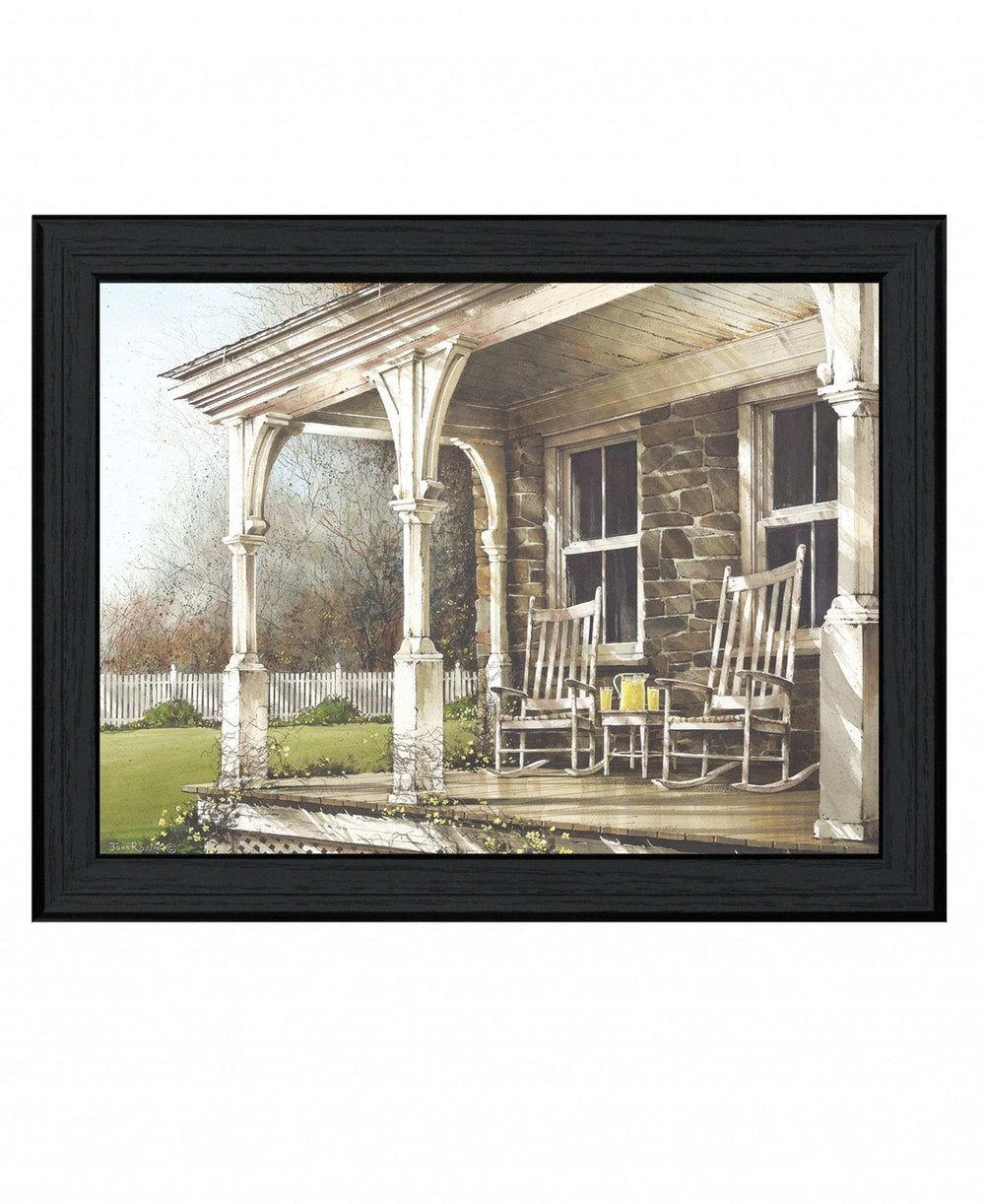 Sunday Afternoon 2 Black Framed Print Wall Art - Homeroots - Flyclothing LLC
