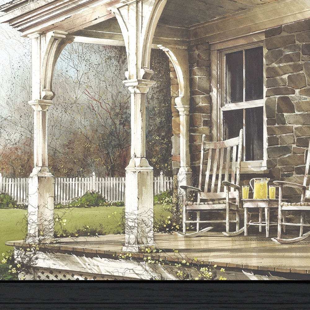 Sunday Afternoon 2 Black Framed Print Wall Art - Homeroots - Flyclothing LLC