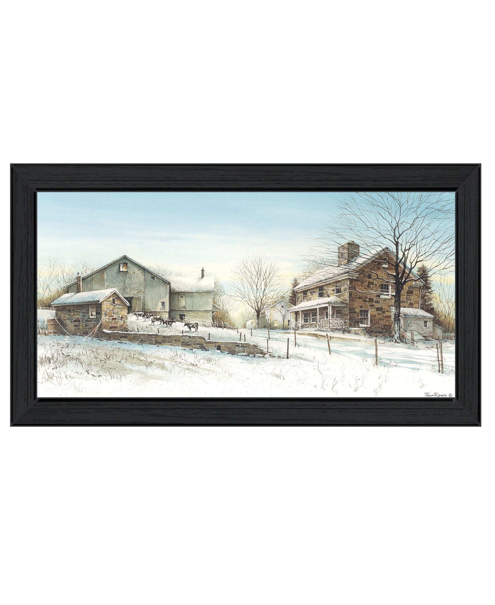 February Morning Black Framed Print Wall Art - Homeroots - Flyclothing LLC