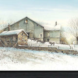 February Morning Black Framed Print Wall Art - Homeroots - Flyclothing LLC