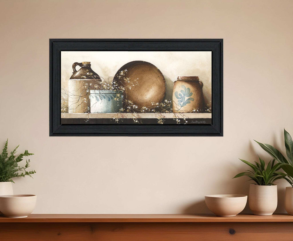 Shelf Life Too 1 Black Framed Print Wall Art - Homeroots - Flyclothing LLC