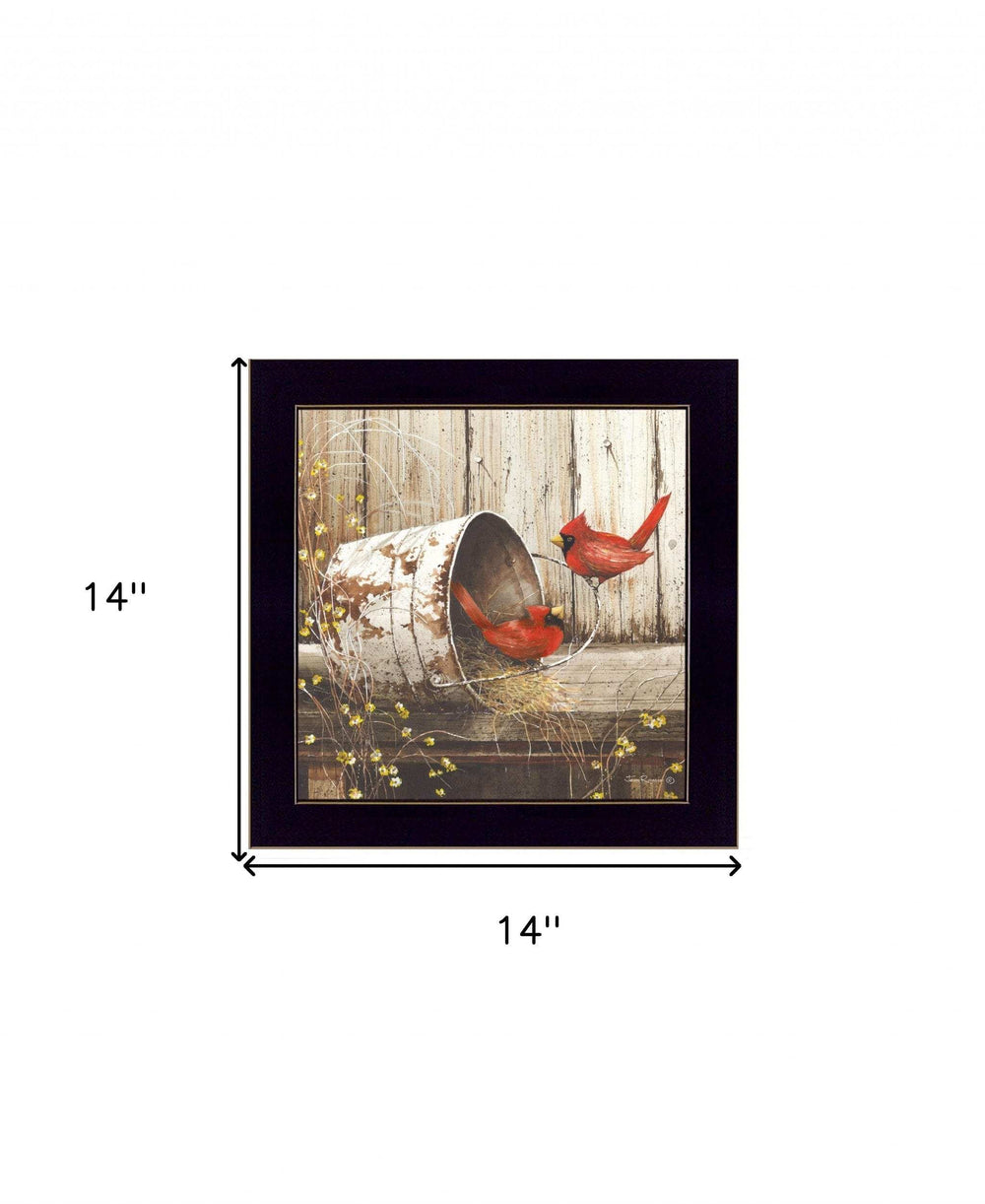 Playing Around 2 Black Framed Print Wall Art - Homeroots - Flyclothing LLC
