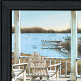 Harbor View 1 Black Framed Print Wall Art - Homeroots - Flyclothing LLC