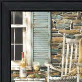 Reflecting Time Black Framed Print Wall Art - Homeroots - Flyclothing LLC