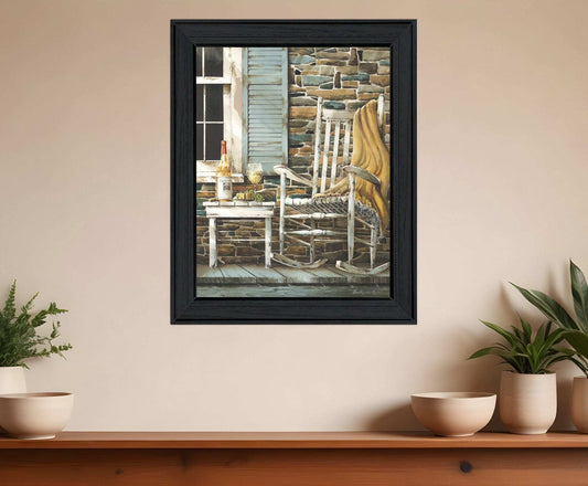 Reflecting Time Black Framed Print Wall Art - Homeroots - Flyclothing LLC
