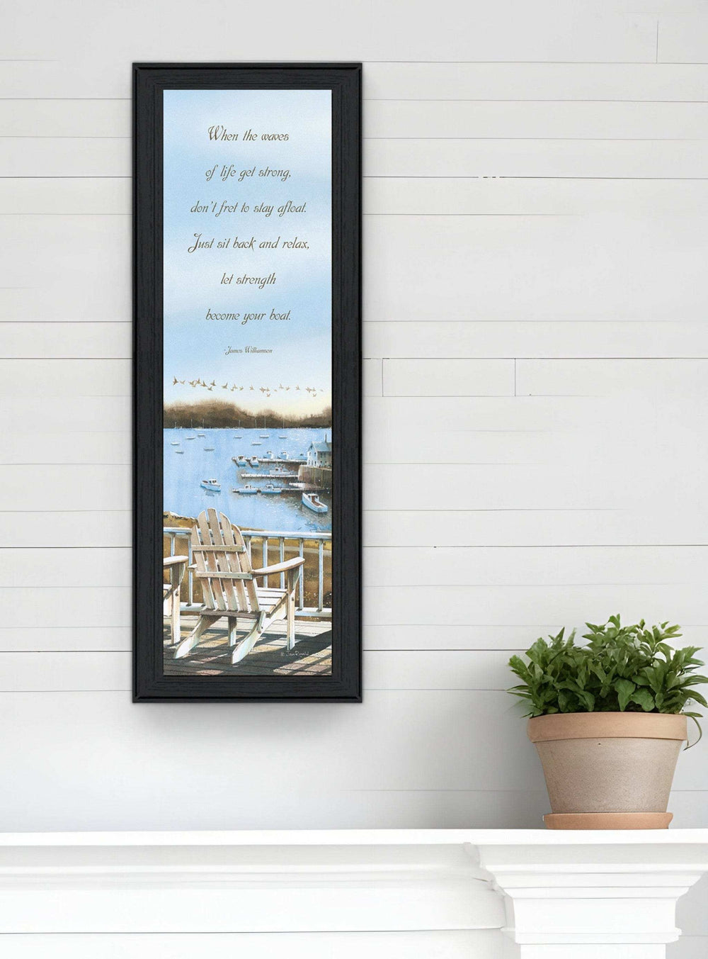 Strength 3 Black Framed Print Wall Art - Homeroots - Flyclothing LLC