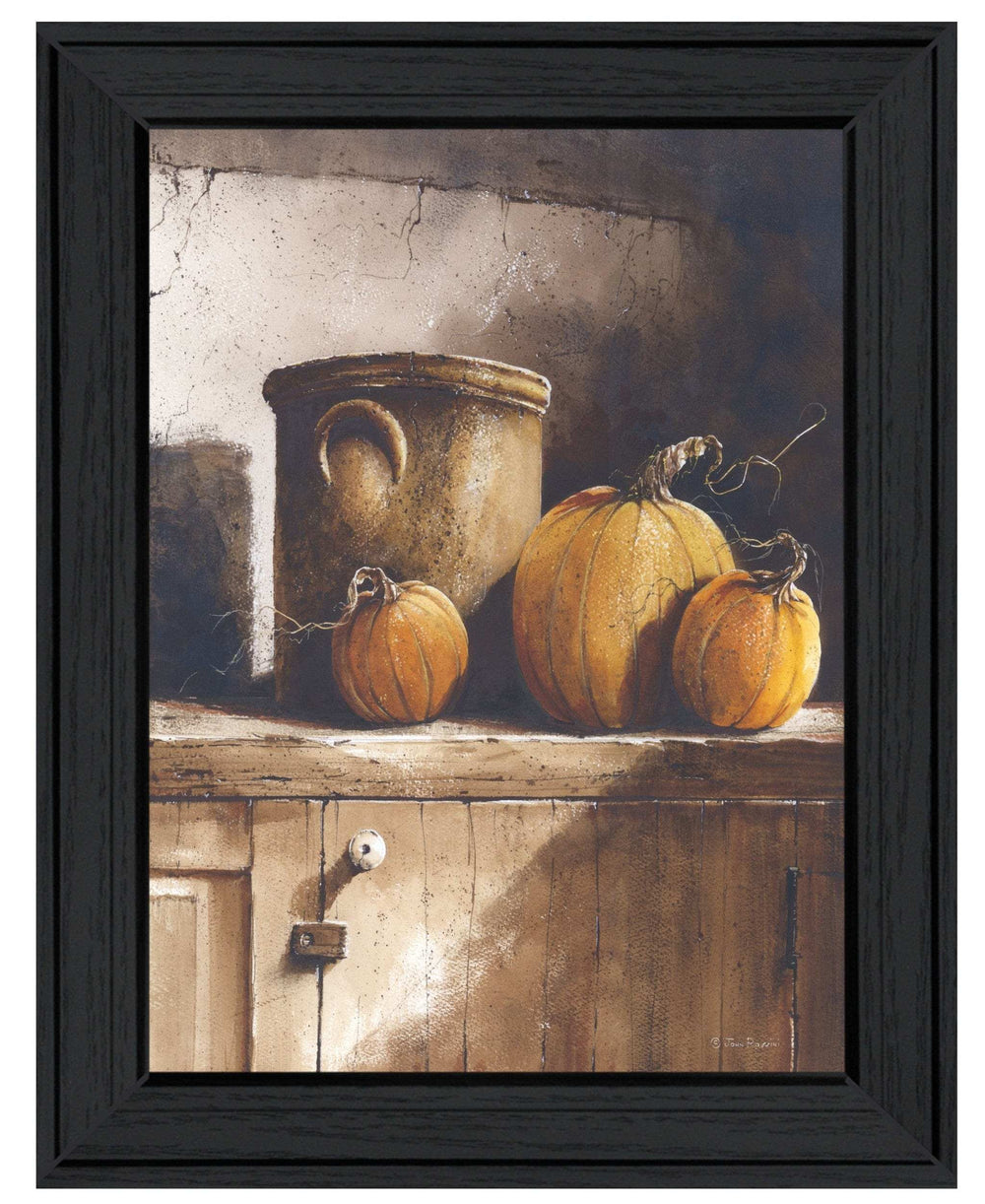 Crocks and Pumpkins Black Framed Print Wall Art - Homeroots - Flyclothing LLC