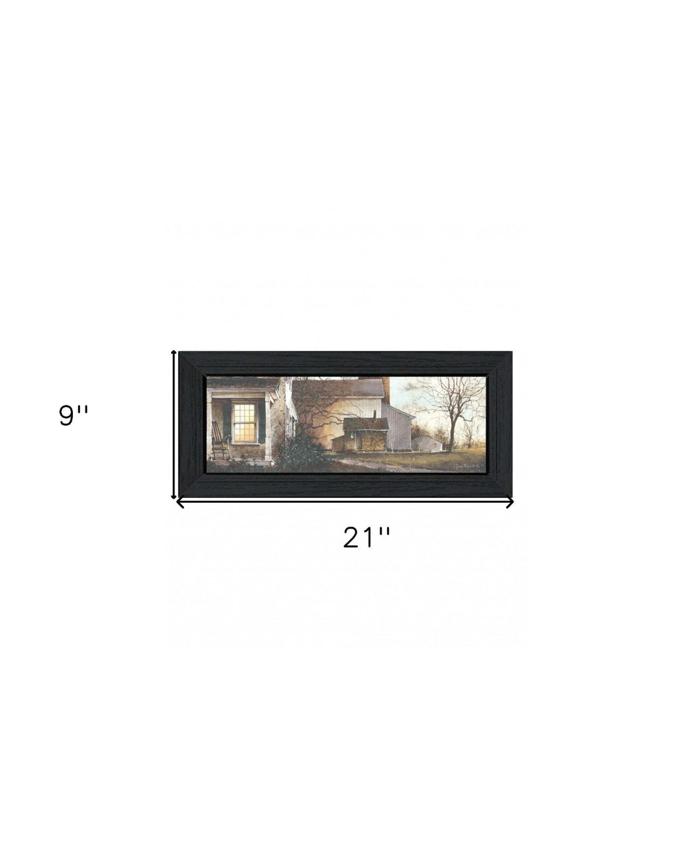 Approaching Dusk Black Framed Print Wall Art - Homeroots - Flyclothing LLC