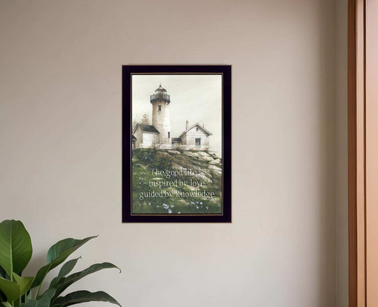 Guided Black Framed Print Wall Art - Homeroots - Flyclothing LLC