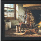His Morning Coffee 1 Black Framed Print Wall Art - Homeroots - Flyclothing LLC