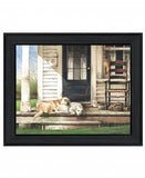 Chase and Molly Black Framed Print Wall Art - Homeroots - Flyclothing LLC