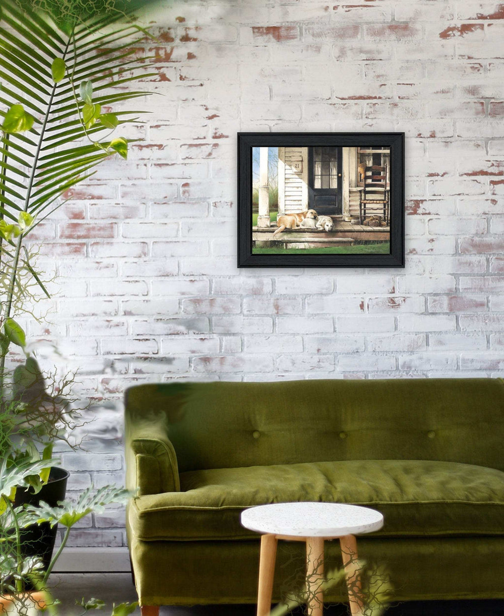 Chase and Molly Black Framed Print Wall Art - Homeroots - Flyclothing LLC